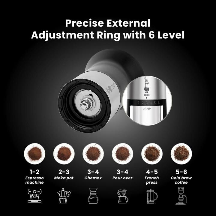 Image du produit Bialetti Moulin à café noir