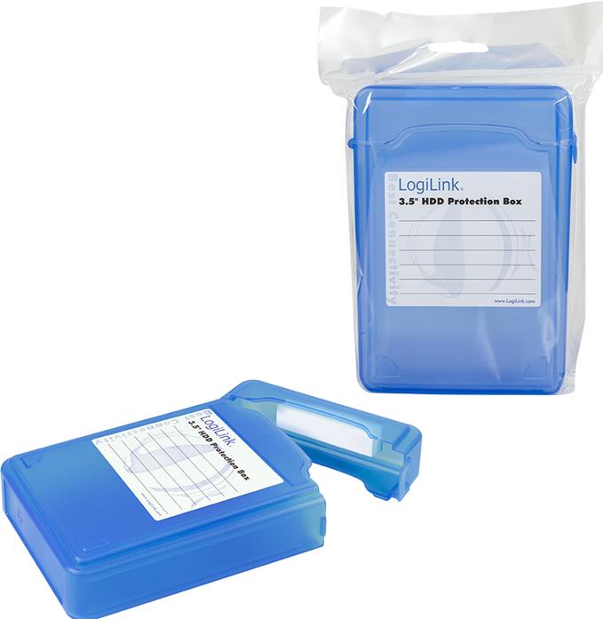 Immagine prodotto LogiLink Scatola HDD per dischi rigidi da 3,5", blu