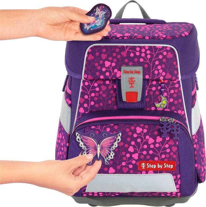 Produktbild Step by Step Ranzen-Set SPACE Shine "Butterfly Night", 5-teilig (20 l)