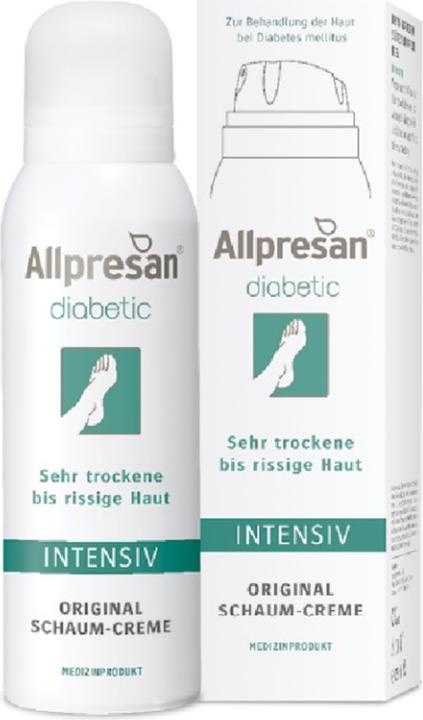 Produktbild Allpresan diabetic Schaum Creme Intensive Repair Schaum (Fusscrème & Fussgel, 125 ml)