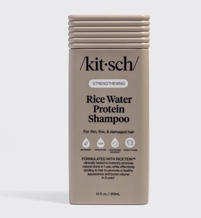 Kitsch Rice Water Protein Shampoo (Shampoo liquido, 355 ml)