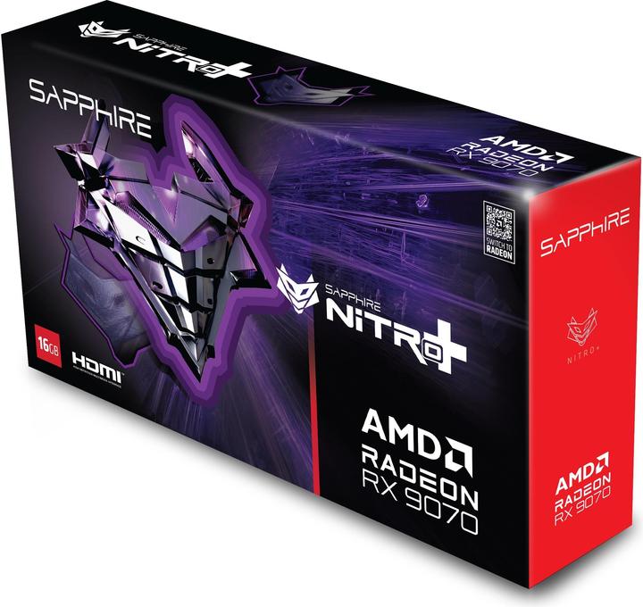 Actual product image Sapphire Nitro+ Radeon RX 9070 (16 GB)