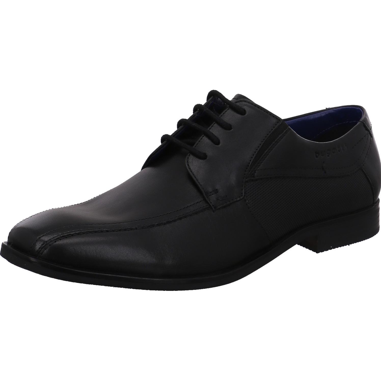 Bugatti, Herren, Halbschuhe, Businessschuhe, Schwarz, (44)