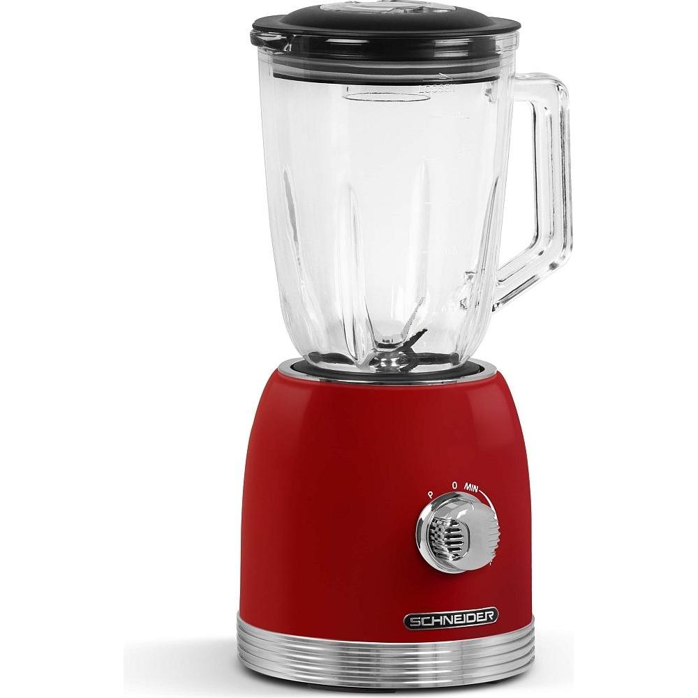 Schneider SCBL15R Standmixer 1,5 L - 800W, Standmixer, Rot