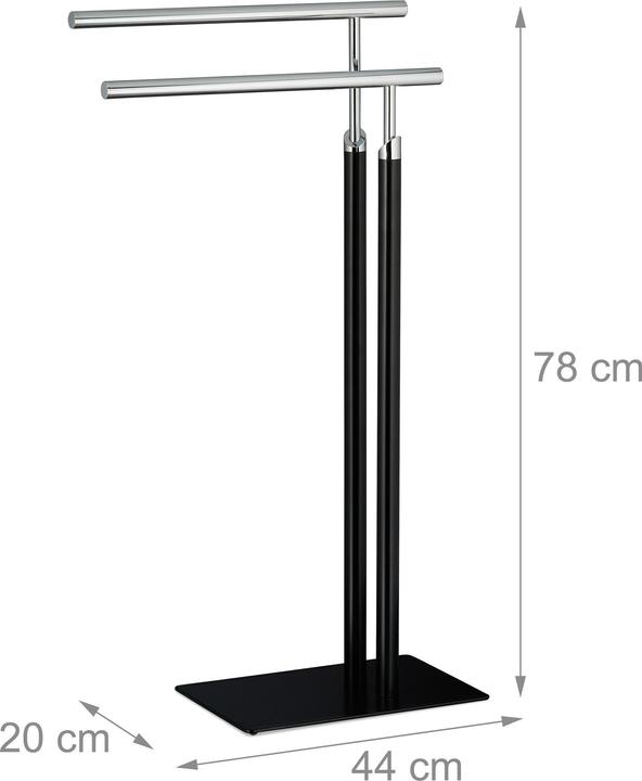 Actual product image Relaxdays Towel rack