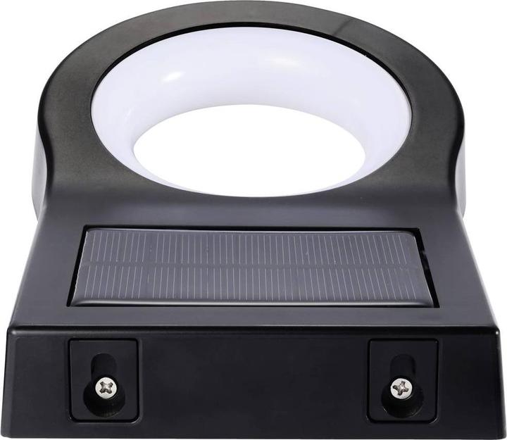 Image du produit Sygonix SY-5653638 Applique murale solaire d'extérieur avec détecteur de mouvement Blanc neutre Noir (200 lm, IP44)