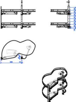 Image du produit Peka Metall Eckschrank-Schwenkbeschläge (1 pcs)