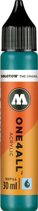 Actual product image Molotow Refill ink One4All for permanent marker 30ml lagoon blue (Multicoloured, 1 pcs.)