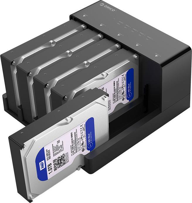 Actual product image Orico 2.5 / 3.5 inch hard drive enclosure with duplicator (6558us3-c)