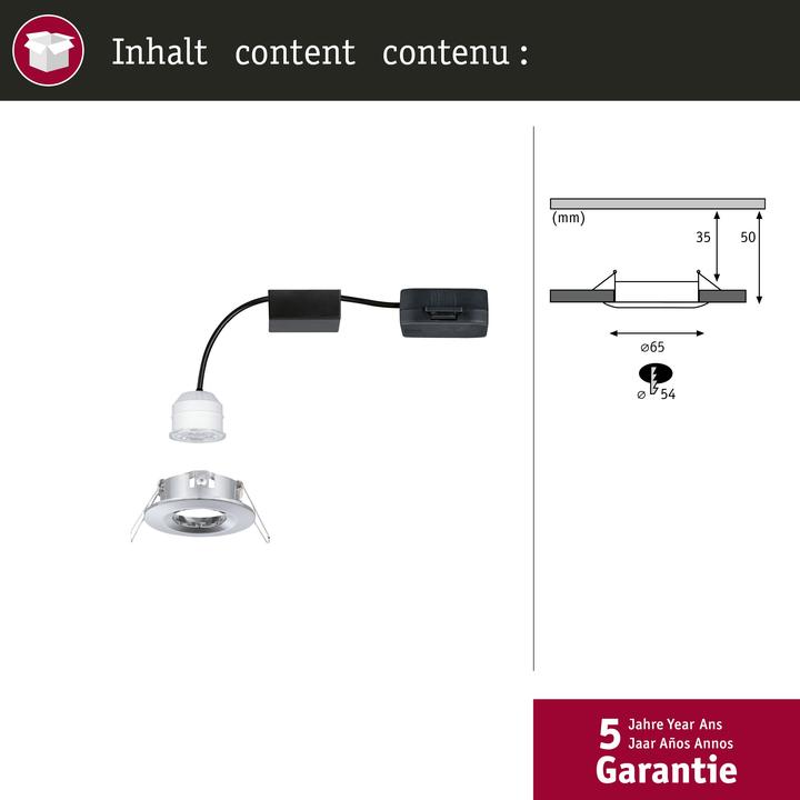 Produktbild Paulmann Einbauleuchte Nova Mini (310 lm)