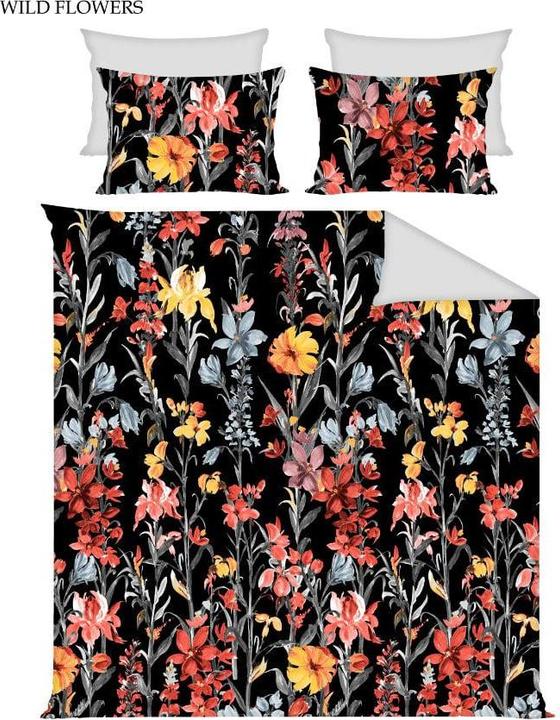 Actual product image Domoletti BED COV SET COTTON WILD FLOWERS 140X200 (140 x 200 cm)
