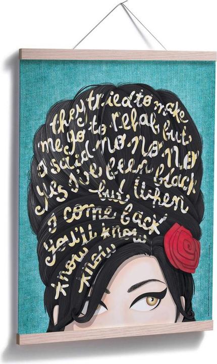 Image du produit Trenddeko Tohmé - Amy Winehouse : Réadaptation (80 x 100 cm)