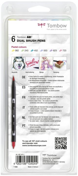Nährwerte und Zutaten Tombow ABT Dual Brush Pen (6x)