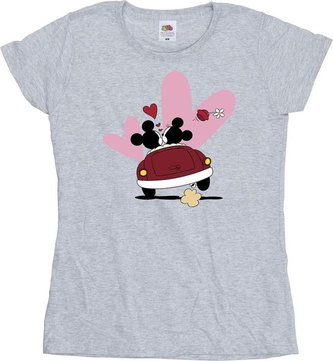 Immagine prodotto Disney Mickey Mouse Car Print Maglietta Donna (M)