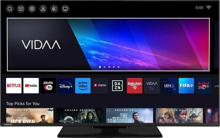 Produktbild Toshiba Fernseher 40 Zoll Smart TV VIDAA Full HD Fernseher HDR Smart TV mit Triple-Tuner, LED TV (40", LED, Full HD)