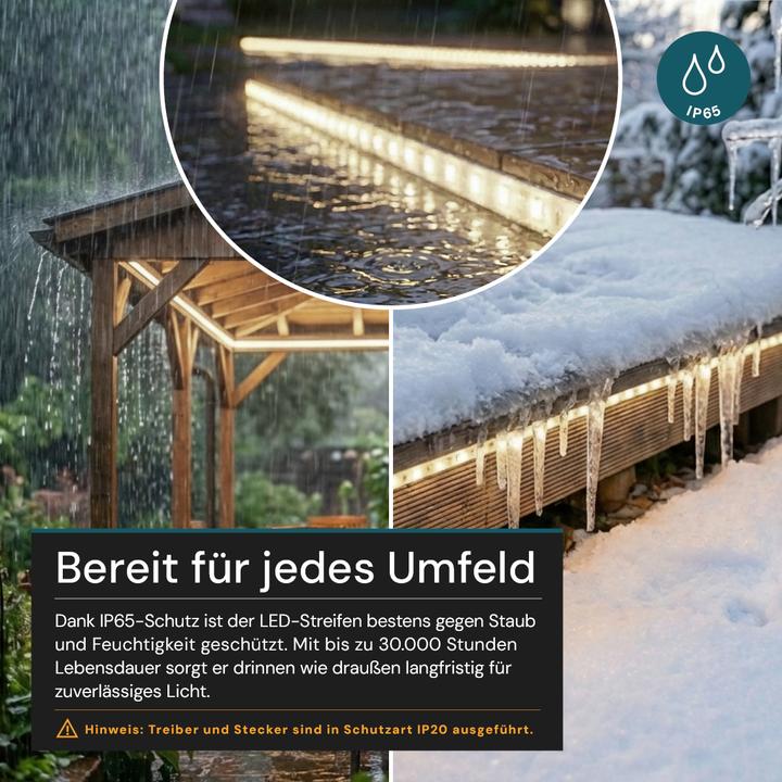 Actual product image Luxula LED strip, 25m (Neutral White, 2500 cm, Indoor, Outdoor)