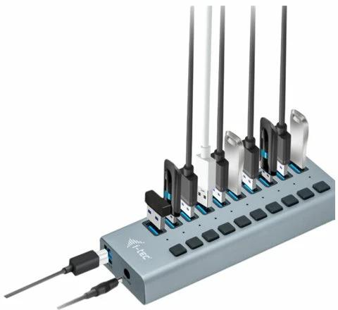Image du produit i-tec U3CHARGEHUB10 (USB-B, 10 Ports)
