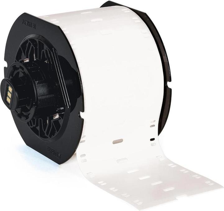 Brady B33-75x10-7643-WT, Heatex Schilder, Weiss, 75 x 10 mm, für BBP33 (1000 St.) (197488)
