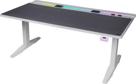 Thermaltake G700 RGB White Gaming Desk (weiss, RGB-LED-Lichtleiste 16,8 Millionen Farben)