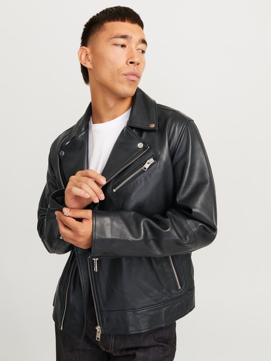 Produktbild Jack & Jones Lederjacke Lederjacke (M)