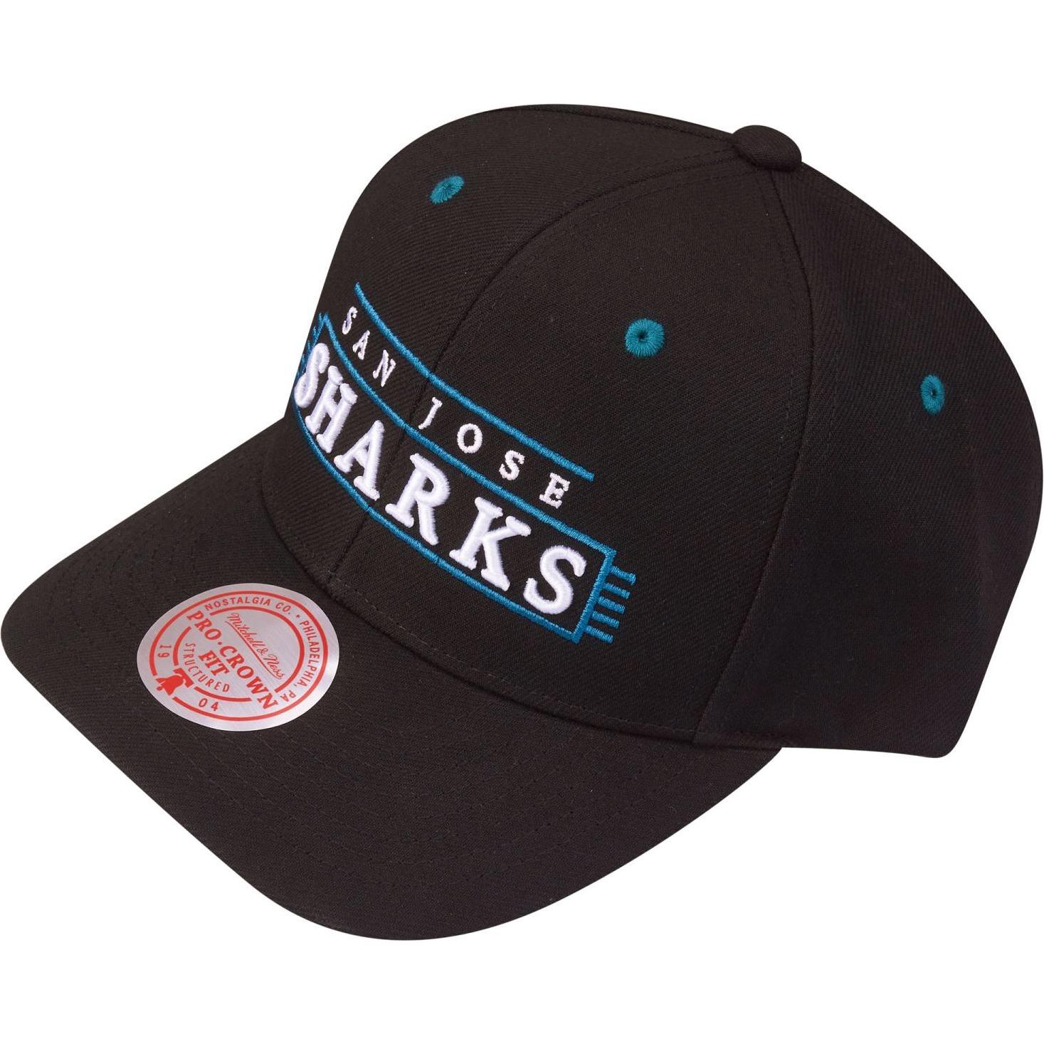Thumbnail - Mitchell & Ness, Herren, Cap, Lofi Pro San Jose Sharks, Schwarz, (One Size)