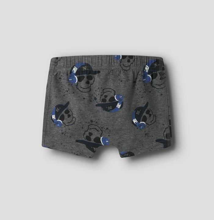Actual product image Name it Nmmtights 3p Dark Grey Mel Skull Noos (110, pack of 3)