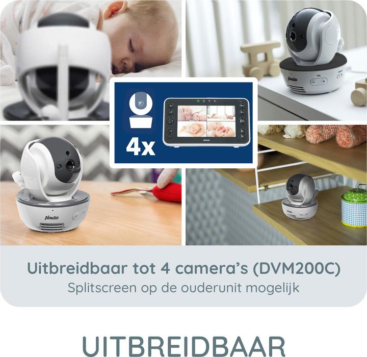 Produktbild Alecto DVM200XL (Babyphone mit Kamera, 300 m)