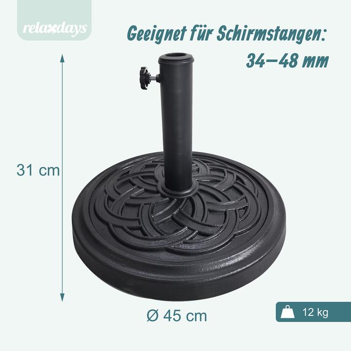 Actual product image Relaxdays parasol stand