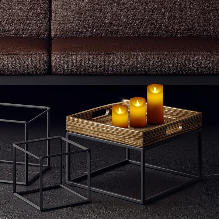 Actual product image Relaxdays 3x LED candles (1x)