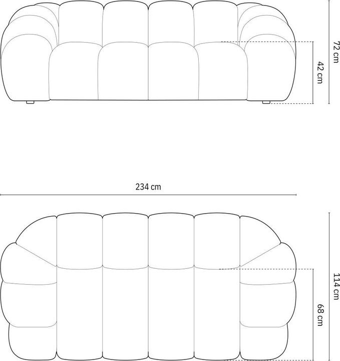 Actual product image Micadoni Diana (3-seater)
