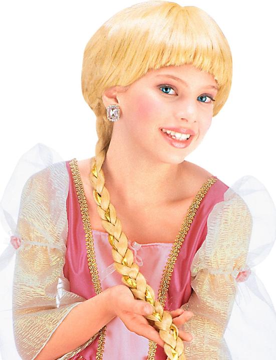 Immagine prodotto Widmann Parrucca di Rapunzel per bambini: con treccia extra lunga