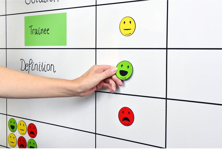 Produktbild Legamaster LEGAMASTE Symbole Emoticon 50mm 7-123304 (assortiert), Kunststoff 6 Stück (6 x)