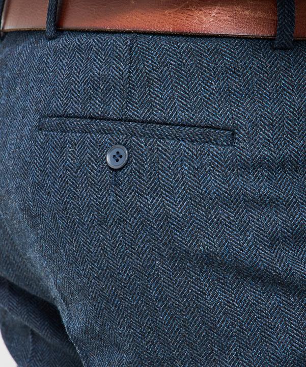 Produktbild Joe Browns Navy Herringbone Smart Trousers (34)