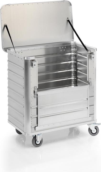 Produktbild Gmöhling Alu-Kastenwagen, abklappbare Seitenwand (250 kg)