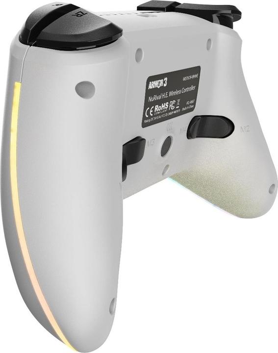 Actual product image Hyperkin NuRival Light Up Wireless Game Controller - white (NSW) (Switch OLED)