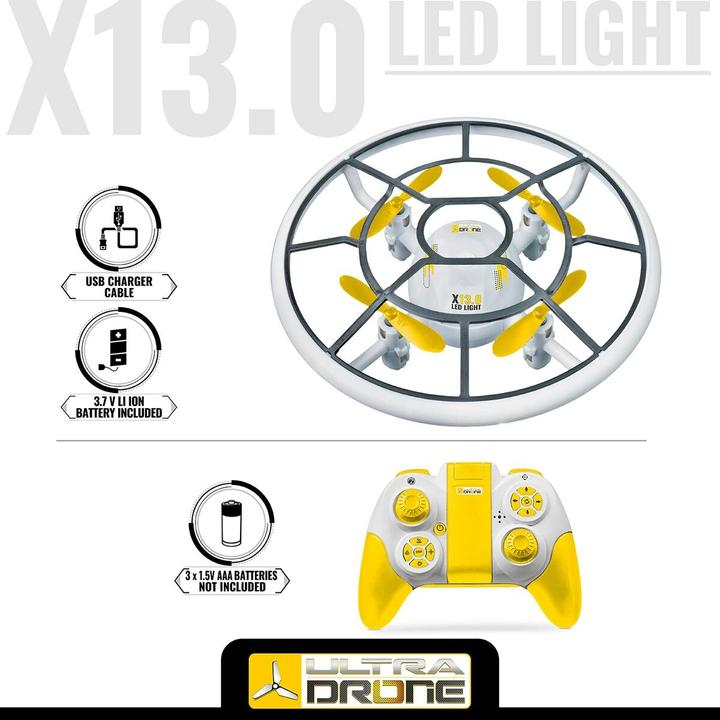 Image du produit Mondo Drone télécommandé Ultradrone X13 LED Léger