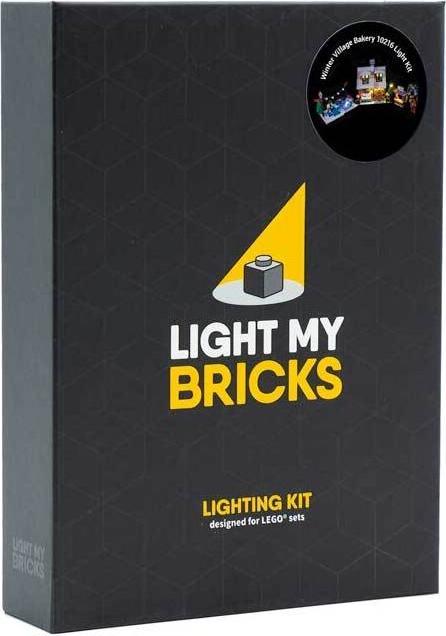 Actual product image Light my bricks LED light set for LEGO Christmas bakery