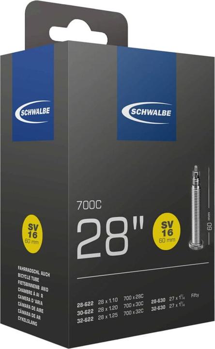 Actual product image Schwalbe SV 16 (Presta (SV), 28", 60 mm)