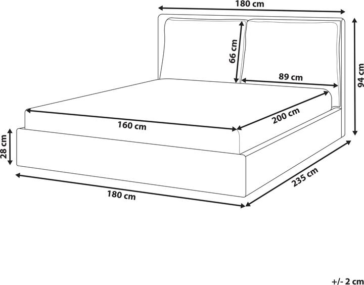 Image du produit Beliani Bajonna (160 x 200 cm)