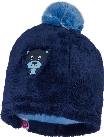 Actual product image Affenzahn Beanie Bear Recycled Fleece navy
