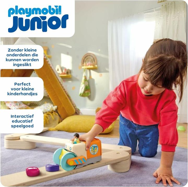Produktbild Playmobil JUNIOR: Spassiges Müllsammelfahrzeug (71774, Playmobil Junior)