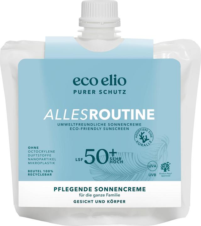 Actual product image Eco Elio Alles Routine Refill (Suntan cream, SPF 50+, 500 ml, 680 g)