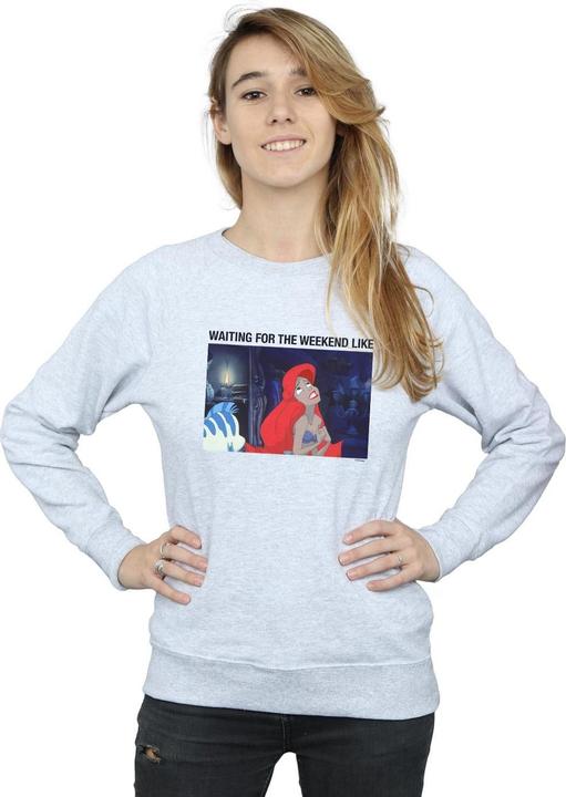 Image du produit Disney - Sweat THE LITTLE MERMAID WAITING FOR THE WEEKEND - Femme (M)