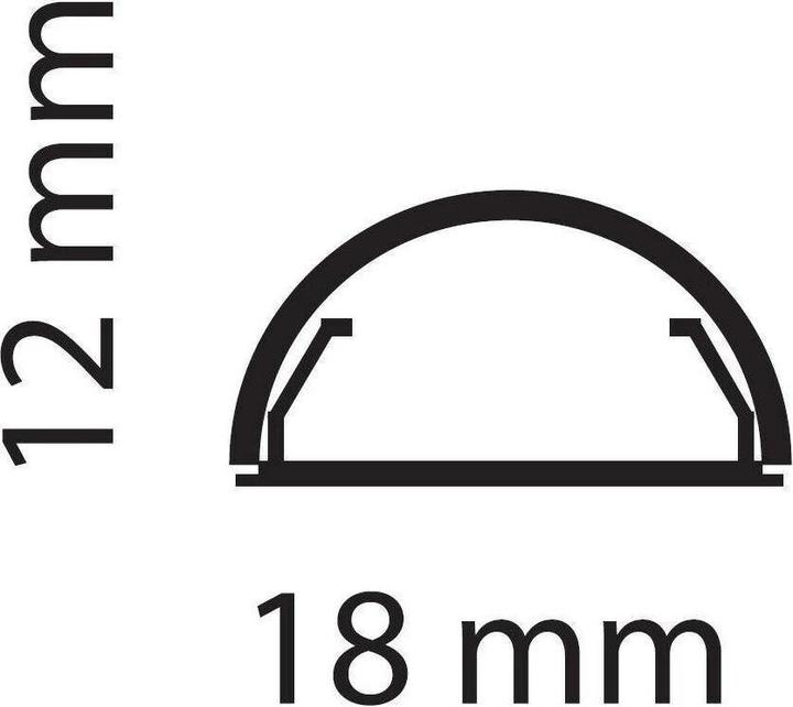 Actual product image Multibrackets Aluminium cable ducts (Duct, 110 cm)