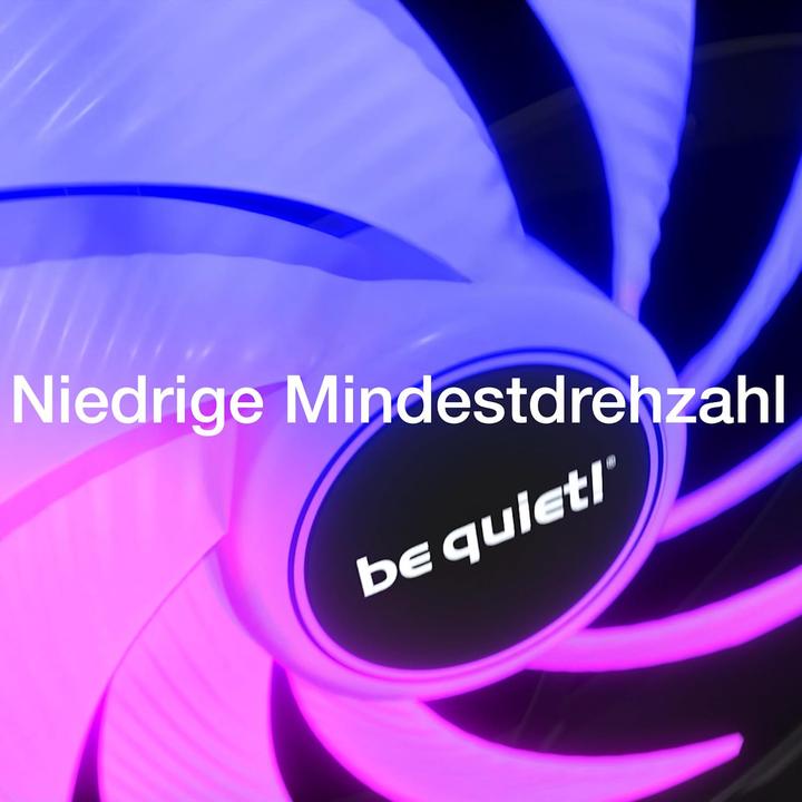 Actual product image be quiet! LIGHT WINGS LX 120mm PWM White Triple-Pack (120 mm, 3 x)