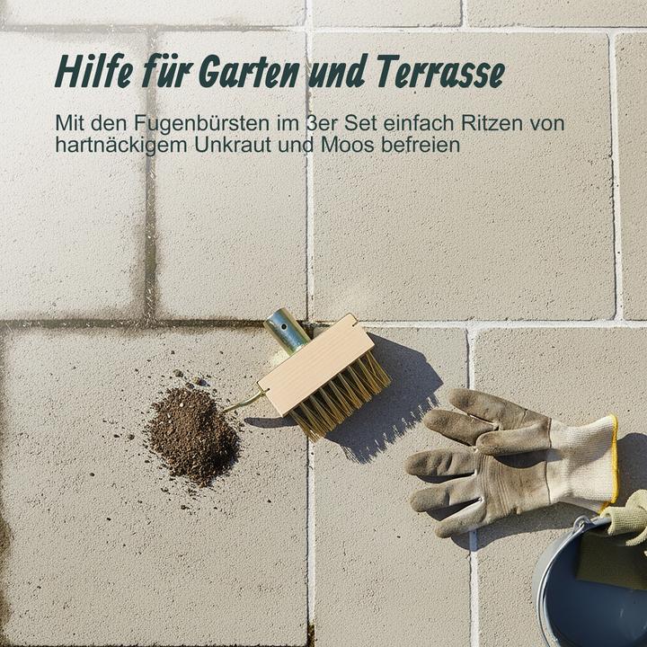 Actual product image Relaxdays 3x weed brush