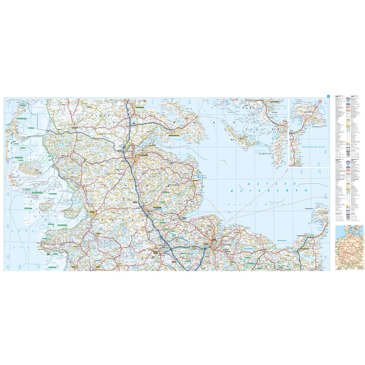 Thumbnail - Regionalkte 01.Schlesw.Holst.Hambu, Landkarte