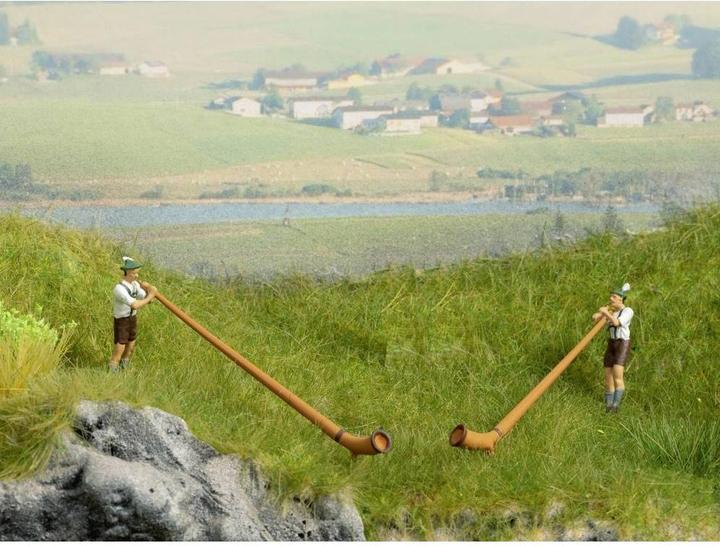 Actual product image Noch H0 sound scene alphorn player