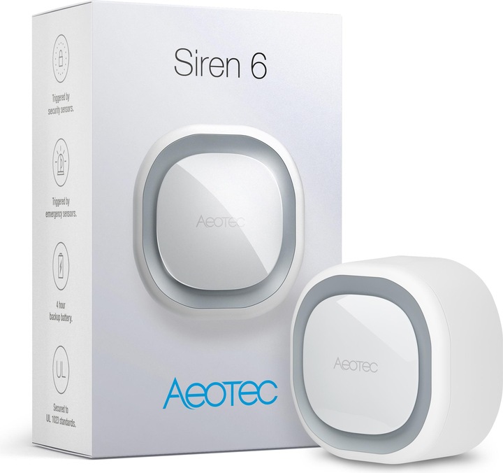 Actual product image Aeotec Radio siren Siren 6