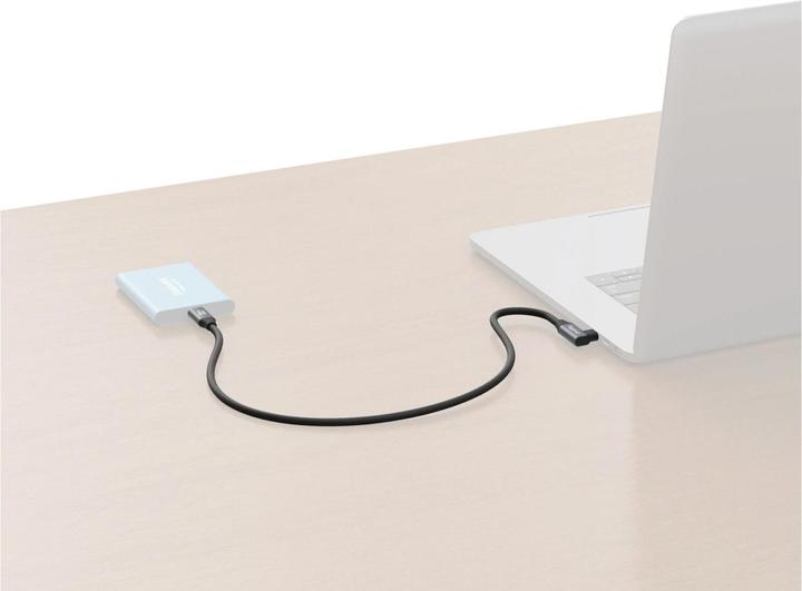 Actual product image SmallRig USB C (Straight) to USB C (Angled) Data Cable (35cm / 13.8in) 4790 (0.35 m, USB 3.1, 100 W)